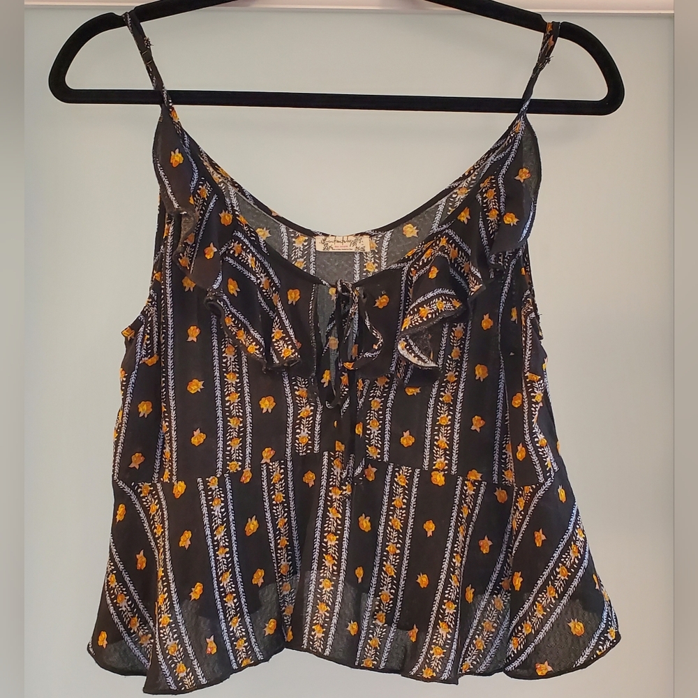Free People Floral Camisole